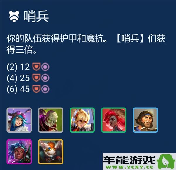 金铲铲之战皮城哨兵阵容搭配解析与推荐攻略