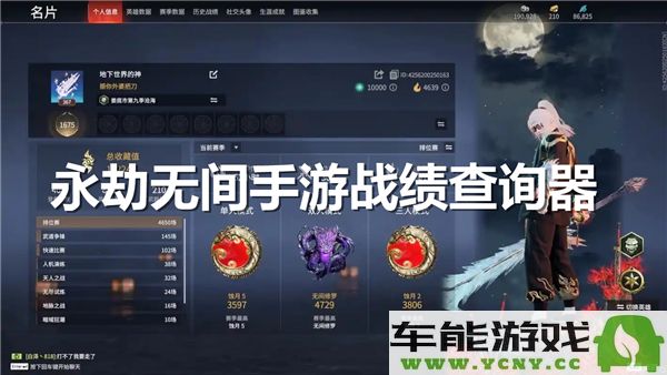 如何查询永劫无间手游的战绩？战绩查询器地址及查看方法详解